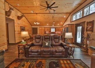 Legacy Whitetail Retreat — 65 Acres with New Custom Hunting Cabin off Dead-End Road in Clark County, Wisconsin