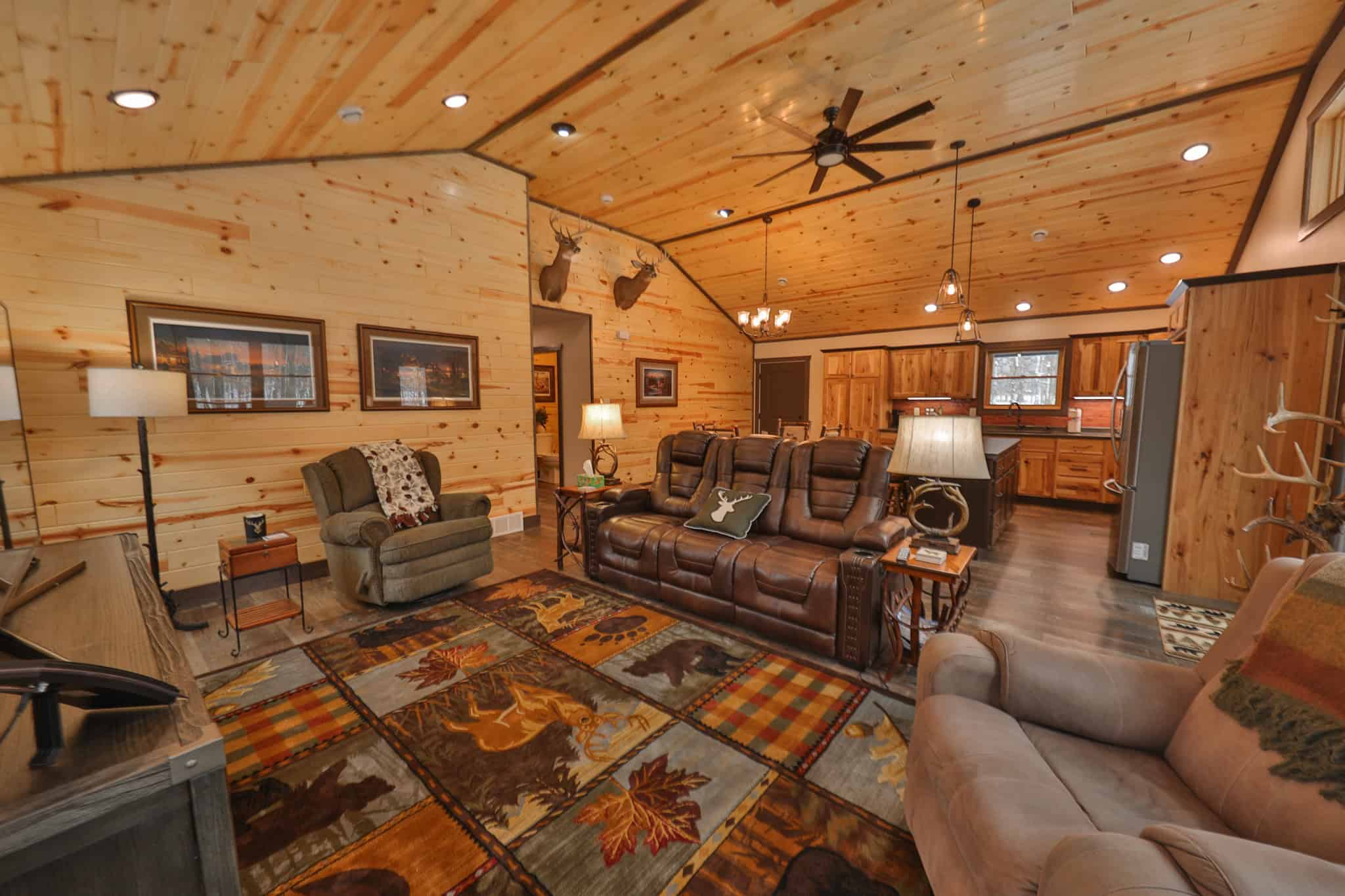 Legacy Whitetail Retreat — 65 Acres with New Custom Hunting Cabin off Dead-End Road in Clark County, Wisconsin