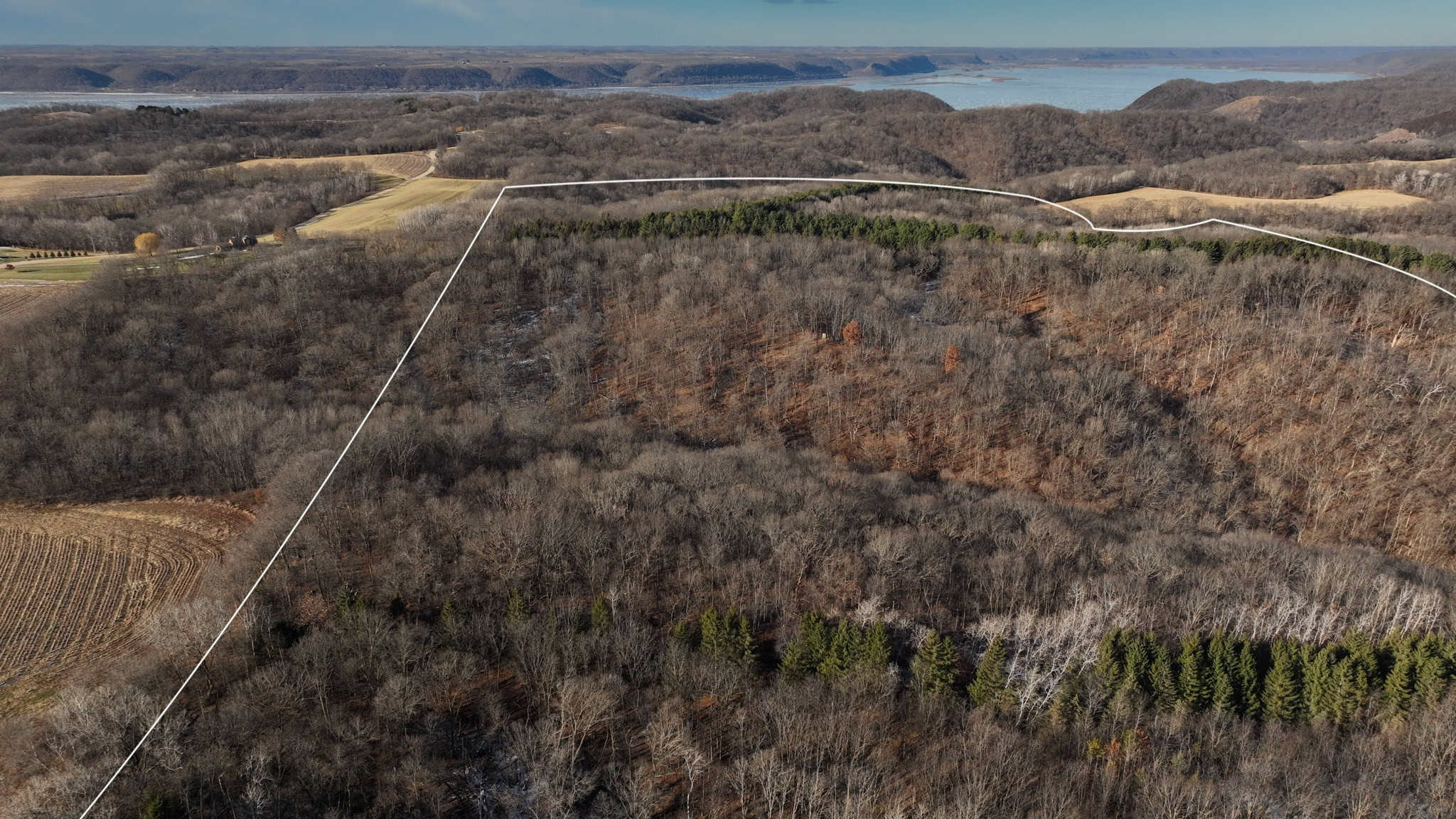 Legacy Blufftop Hunting Retreat Near the Mississippi River | 128 Acres in Crawford County, WI
