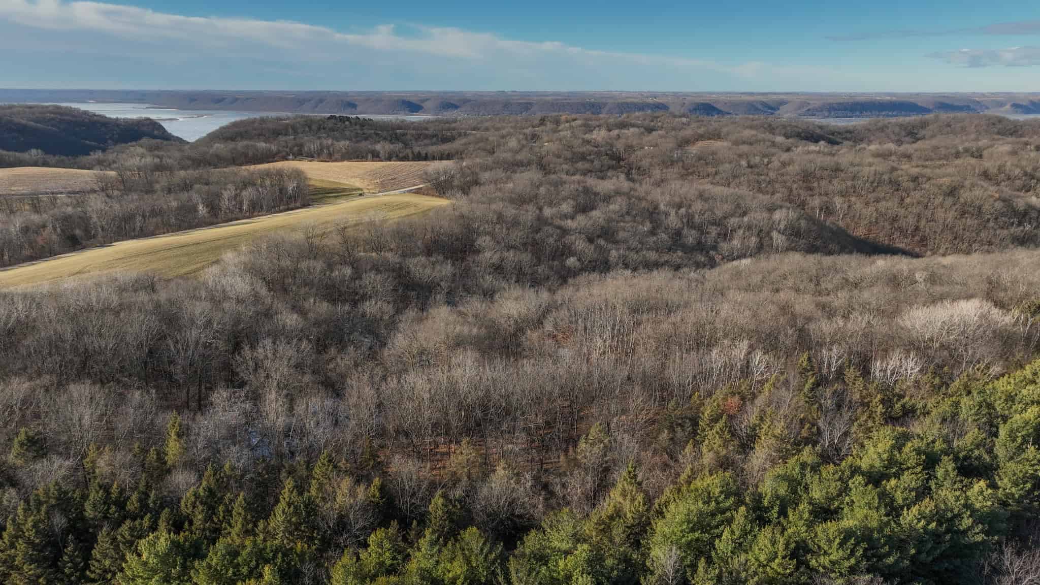 Legacy Blufftop Hunting Retreat Near the Mississippi River | 128 Acres in Crawford County, WI