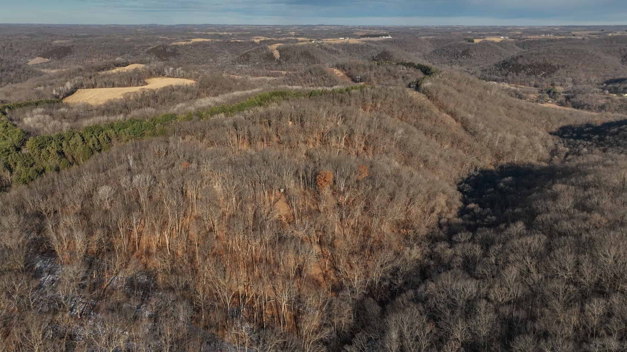 Legacy Blufftop Hunting Retreat Near the Mississippi River | 128 Acres in Crawford County, WI