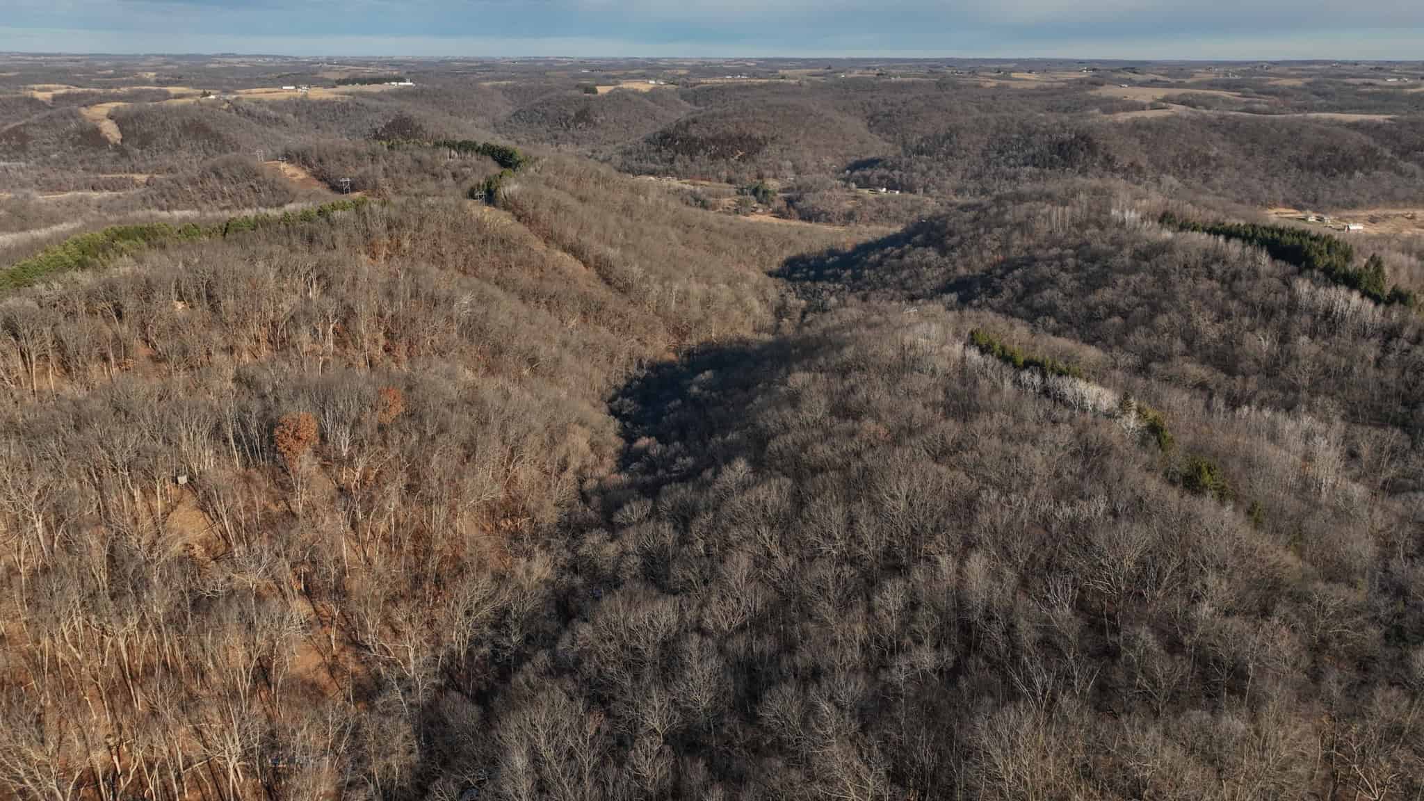 Legacy Blufftop Hunting Retreat Near the Mississippi River | 128 Acres in Crawford County, WI
