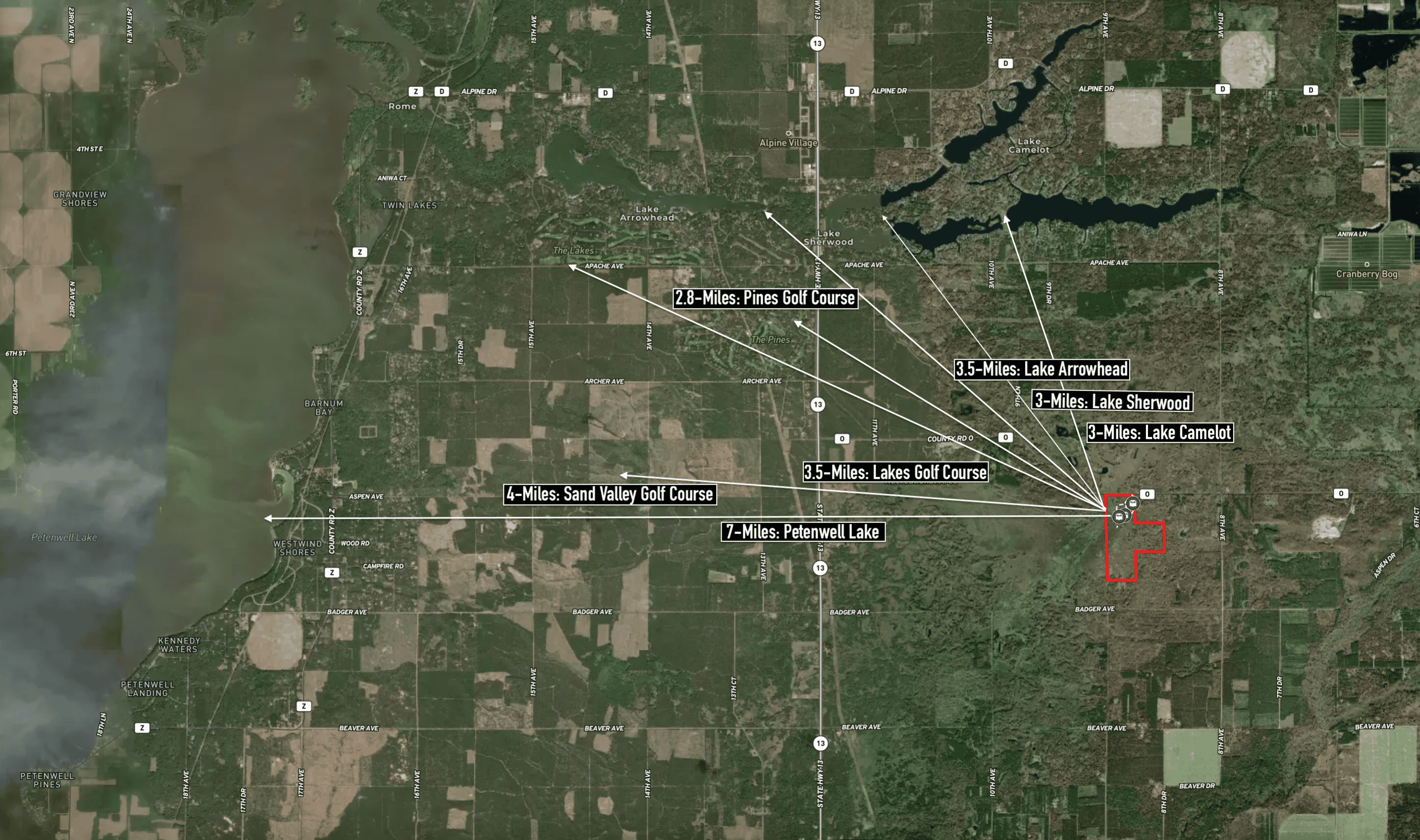 159.54 Acre Adams County property Near Nekoosa, WI