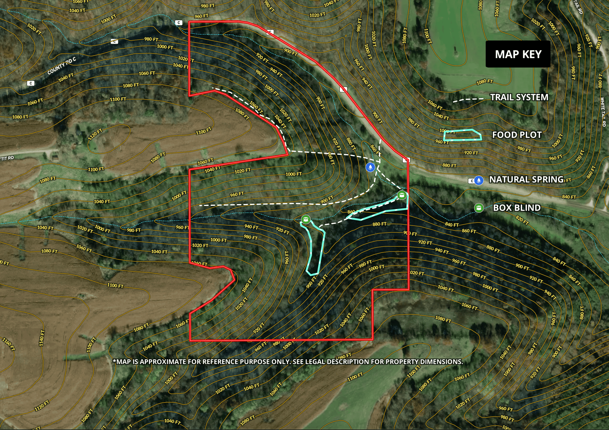 Prime Crawford County Hunting Land with Electric & Legendary Big Buck Potential