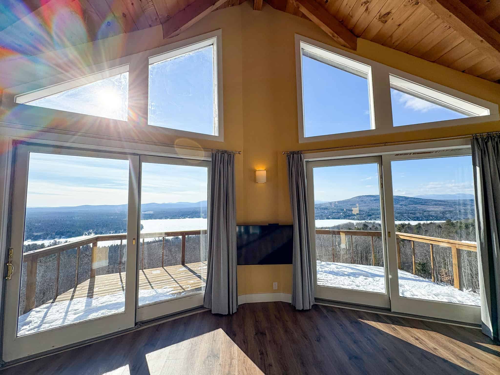 Chalet on 192 Acres with Stunning Mountain and Water Views