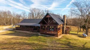 Log Cabin + 57 Acres in the Missouri Ozarks