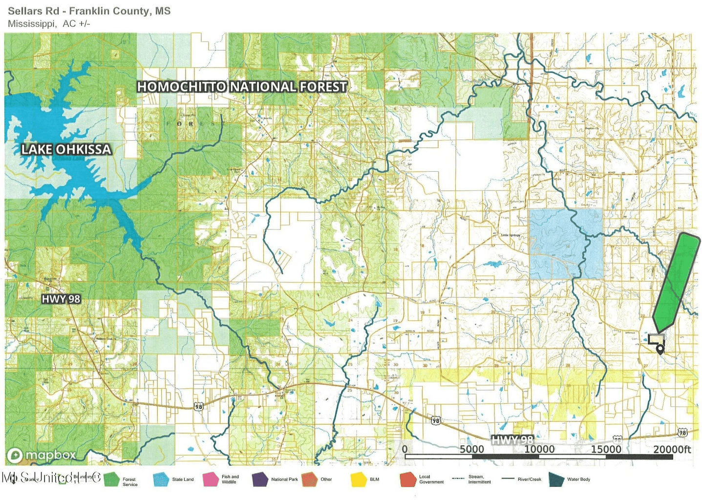 Prime Hunting/Recreation Tract near Homochitto Nat’l Forest