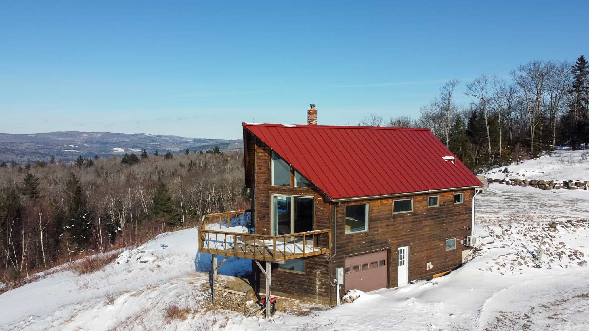 Chalet on 192 Acres with Stunning Mountain and Water Views