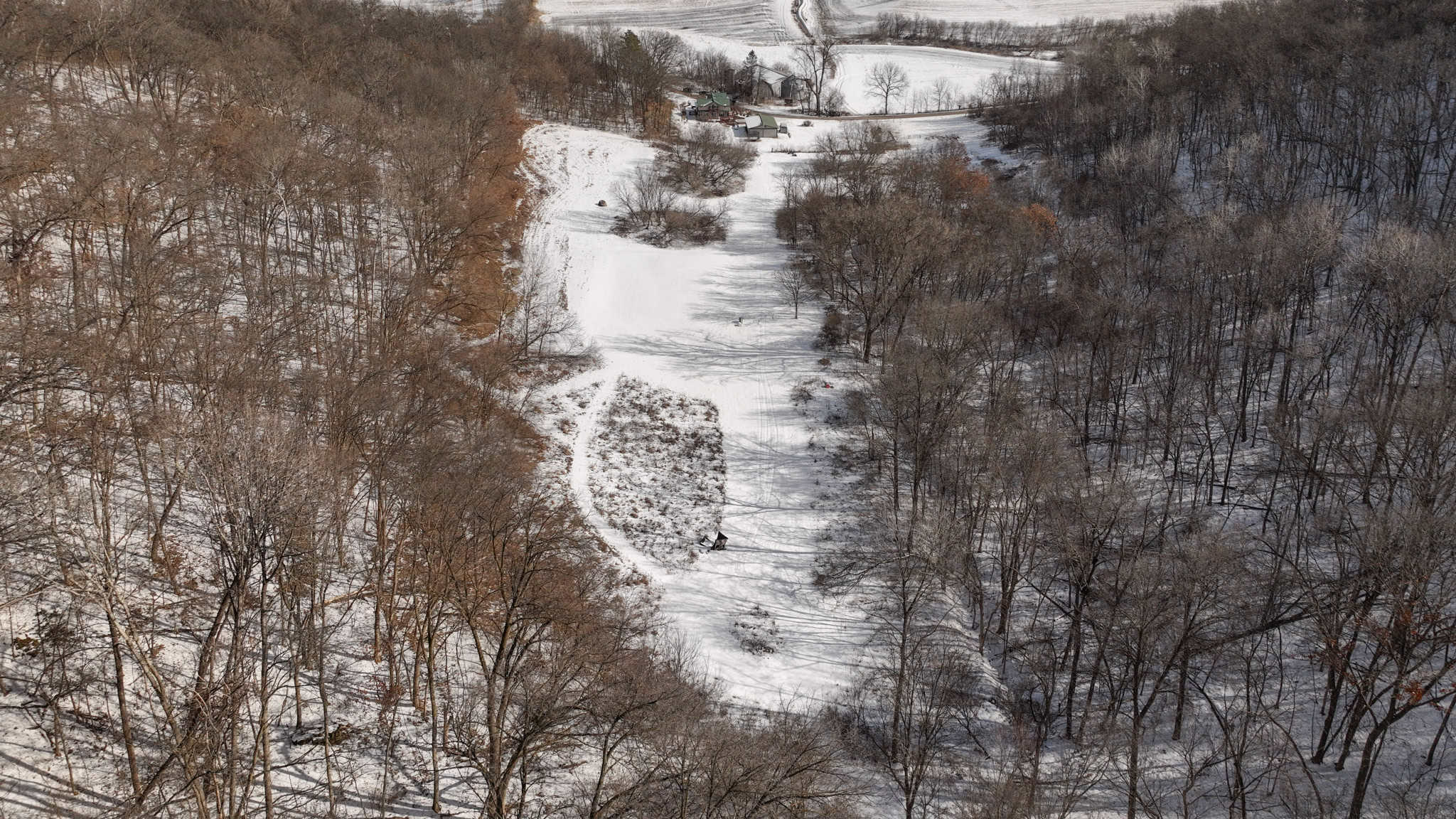Dead-End Road 14-Acre Valley Estate with Dual Living Quarters Near Muscoda, WI