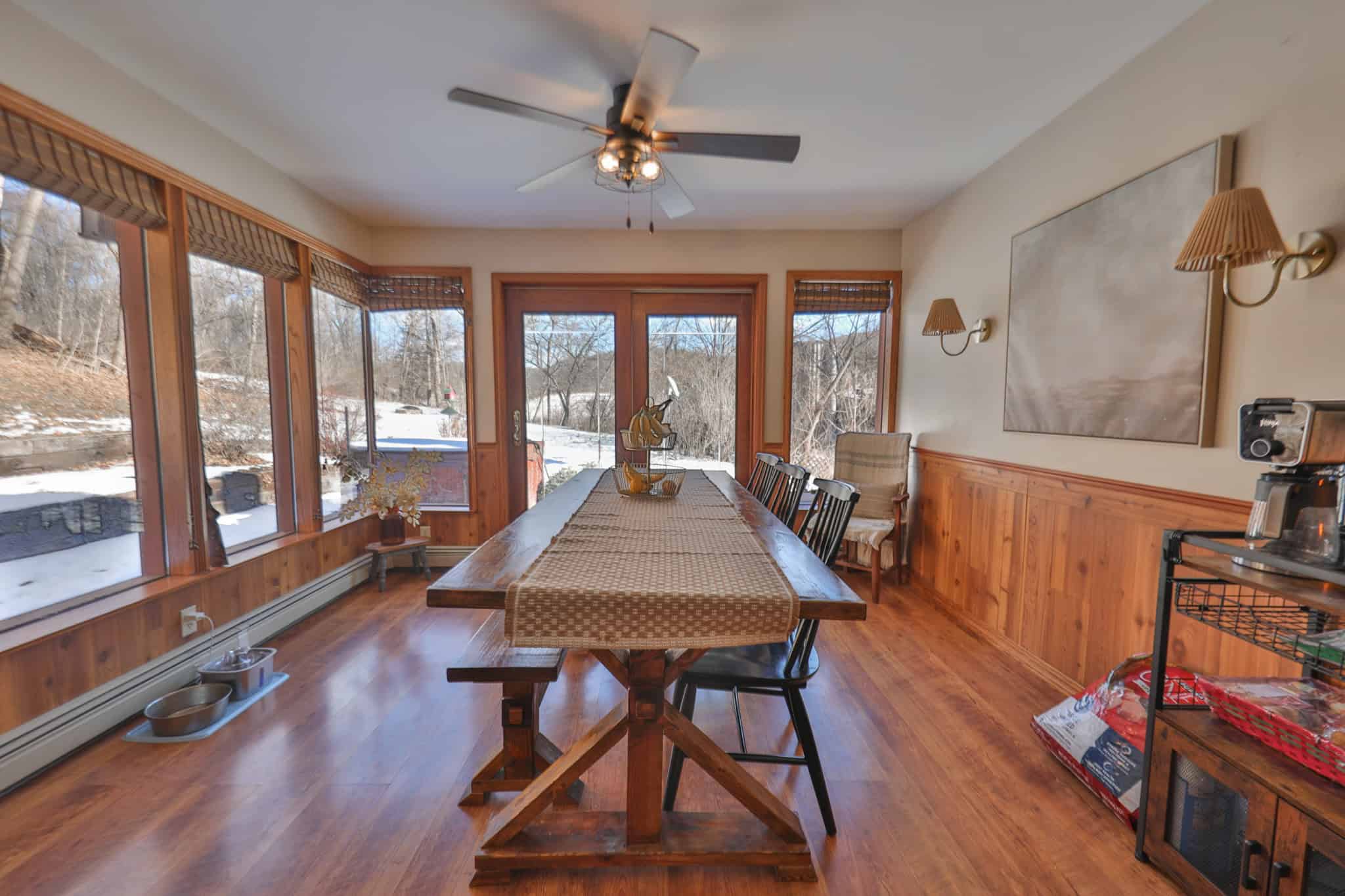 Dead-End Road 14-Acre Valley Estate with Dual Living Quarters Near Muscoda, WI