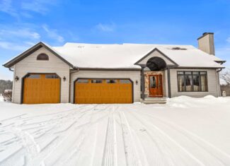 Custom Built Home with 124.16 ± Acres for Sale in Park Falls, WI