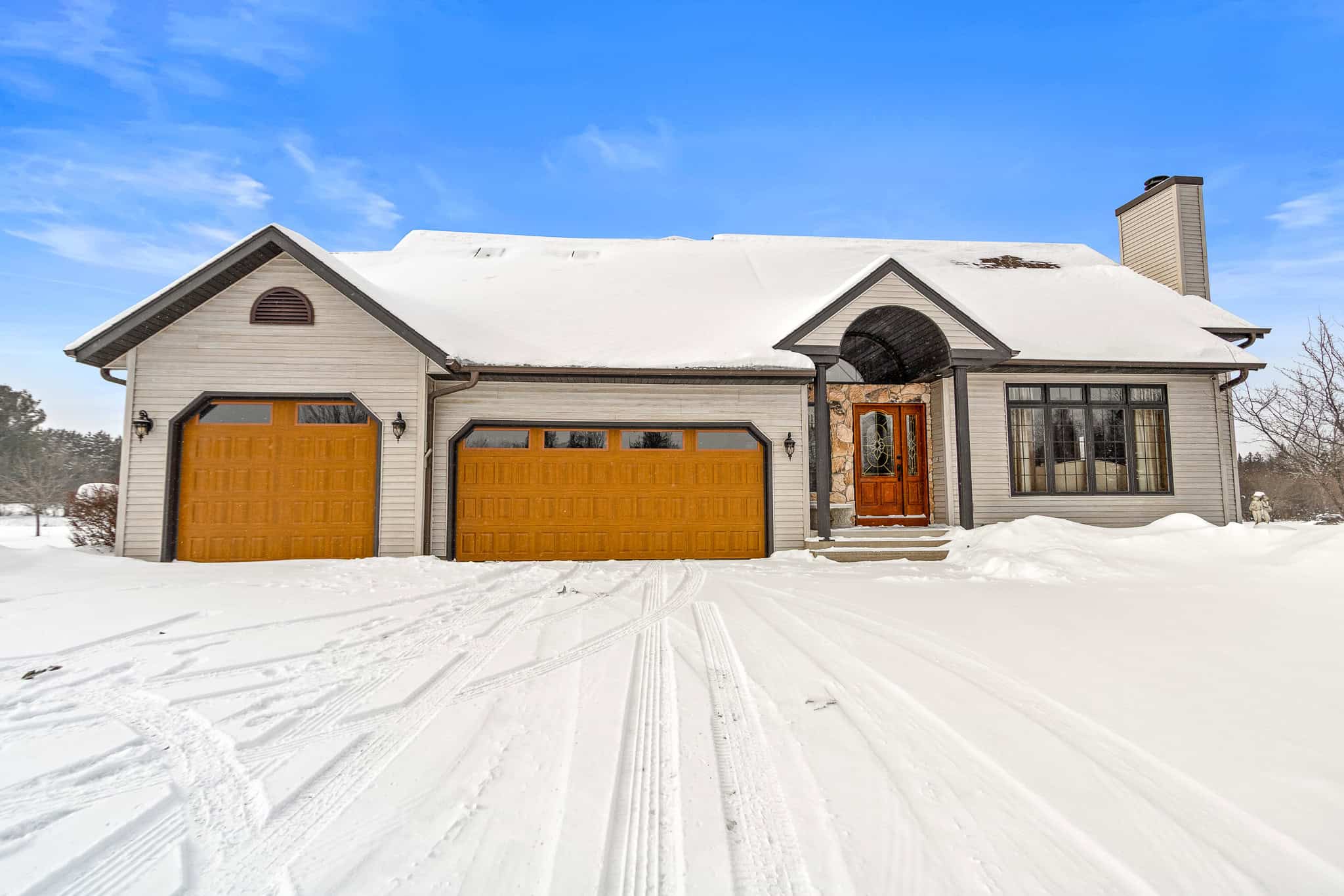 Custom Built Home with 124.16 ± Acres for Sale in Park Falls, WI