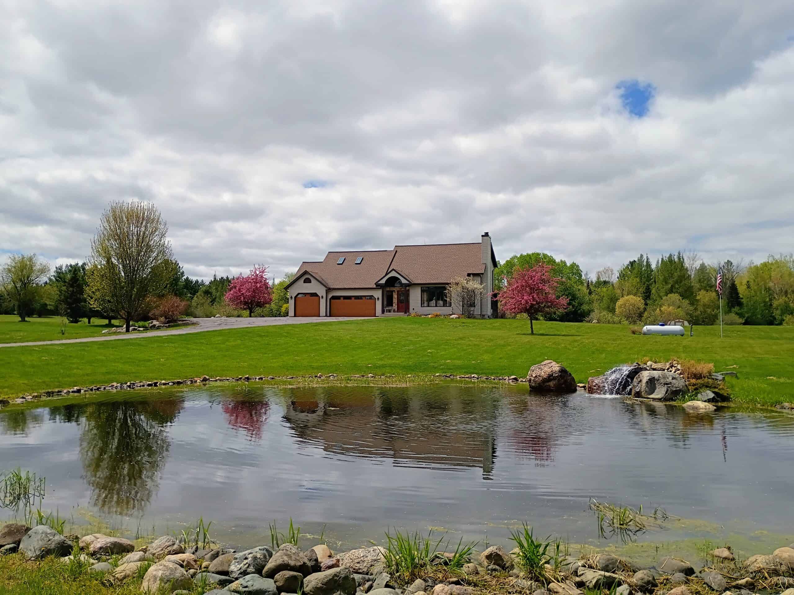 Custom Built Home with 65.8 ± Acres for Sale in Park Falls, WI