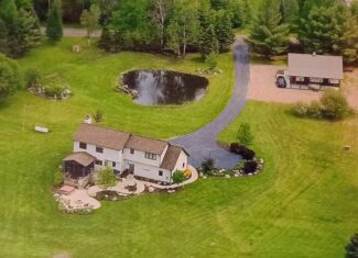 Custom Built Home with 124.16 ± Acres for Sale in Park Falls, WI