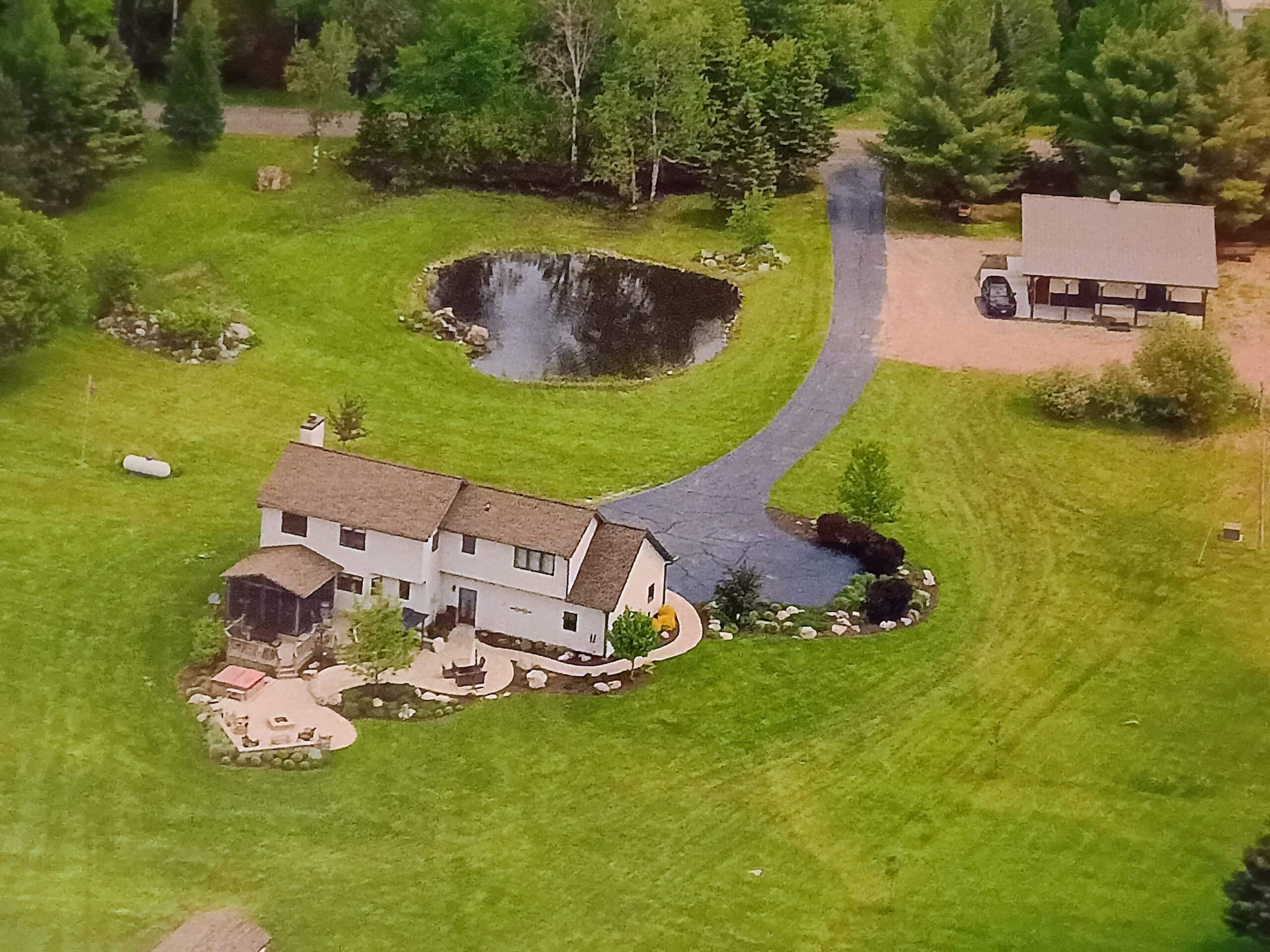 Custom Built Home with 124.16 ± Acres for Sale in Park Falls, WI