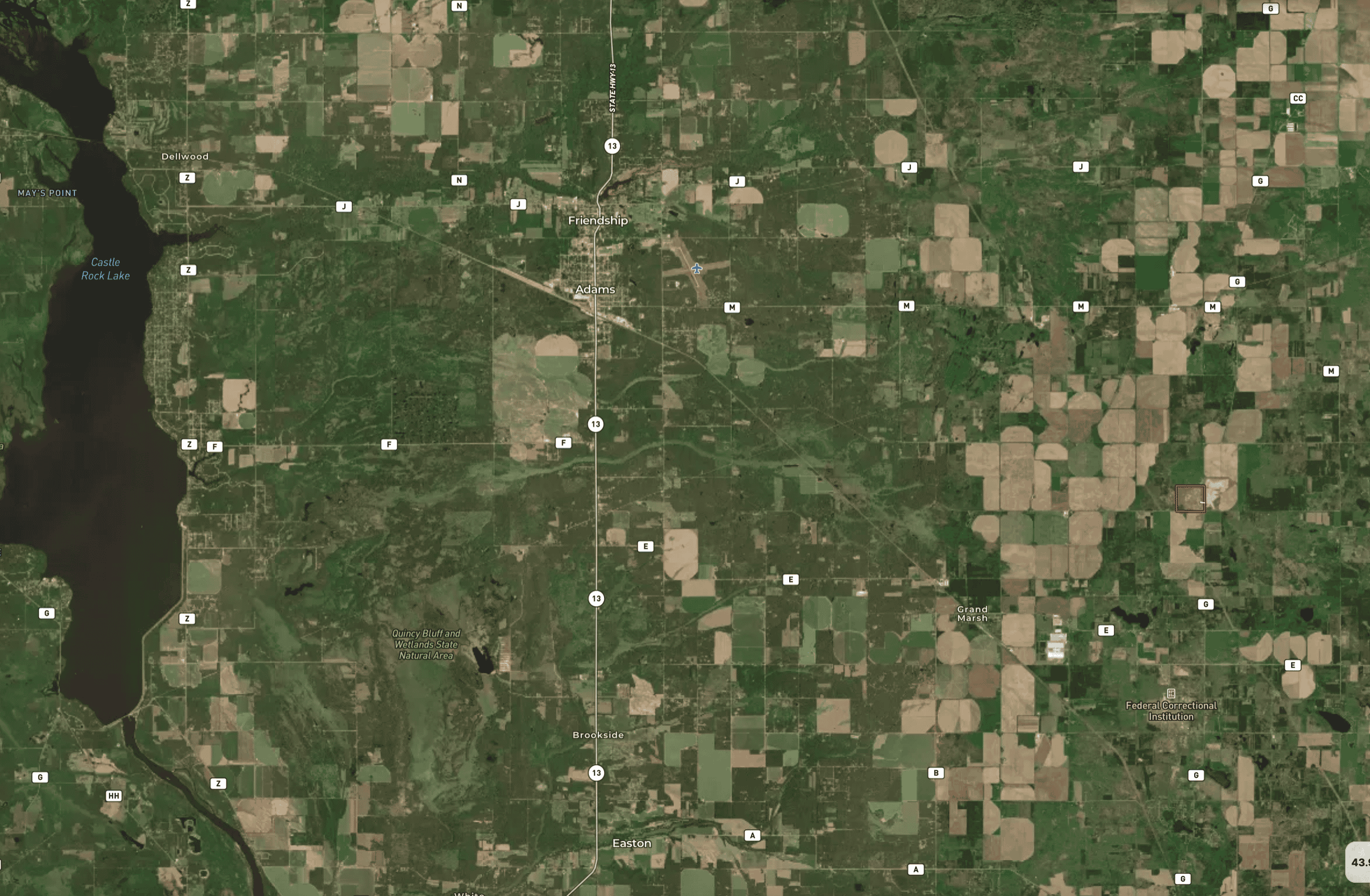 100-Acre Legacy Recreational Tract with Dual Road Frontage | Adams County, Wisconsin