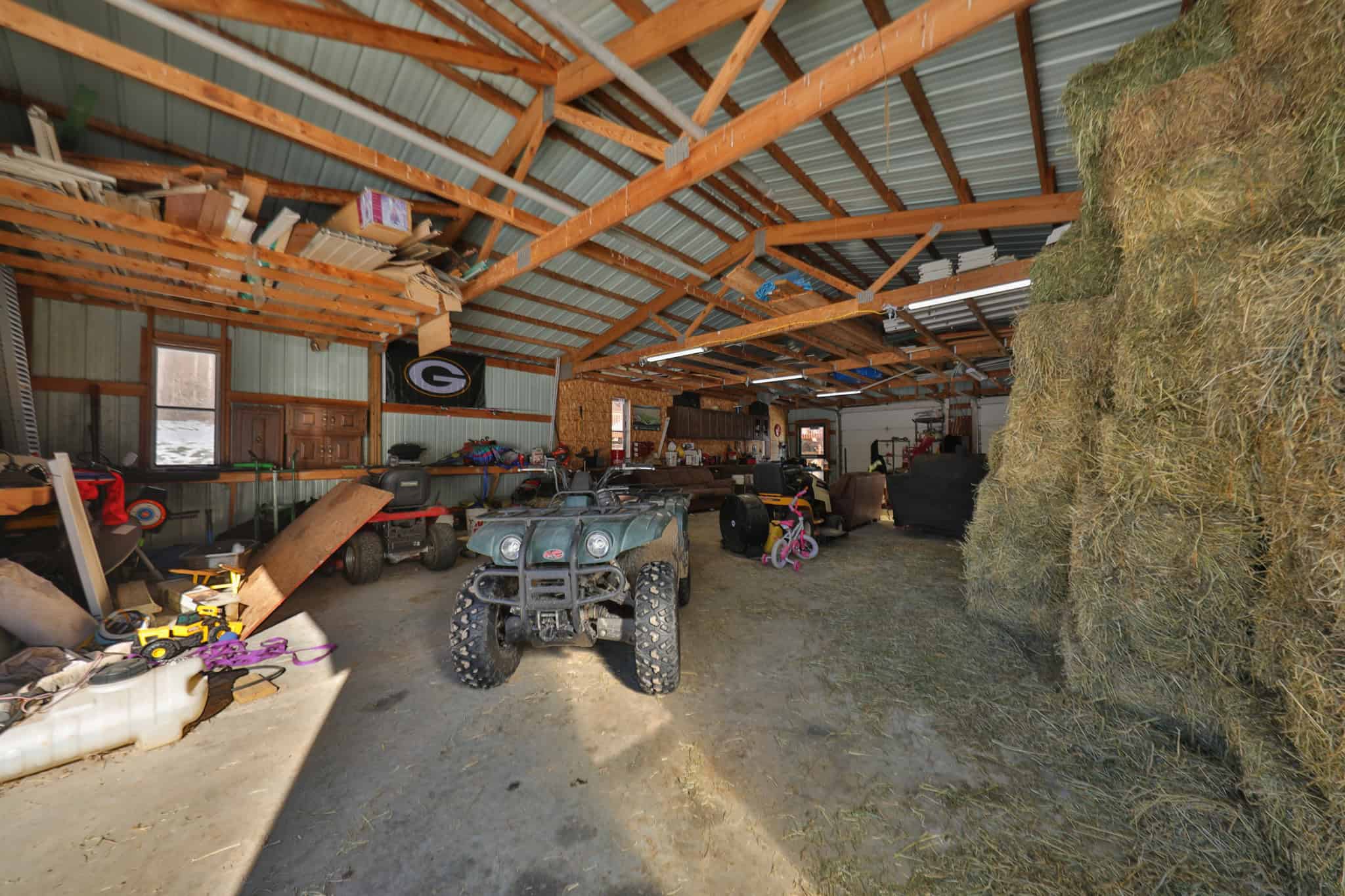 Dead-End Road 14-Acre Valley Estate with Dual Living Quarters Near Muscoda, WI