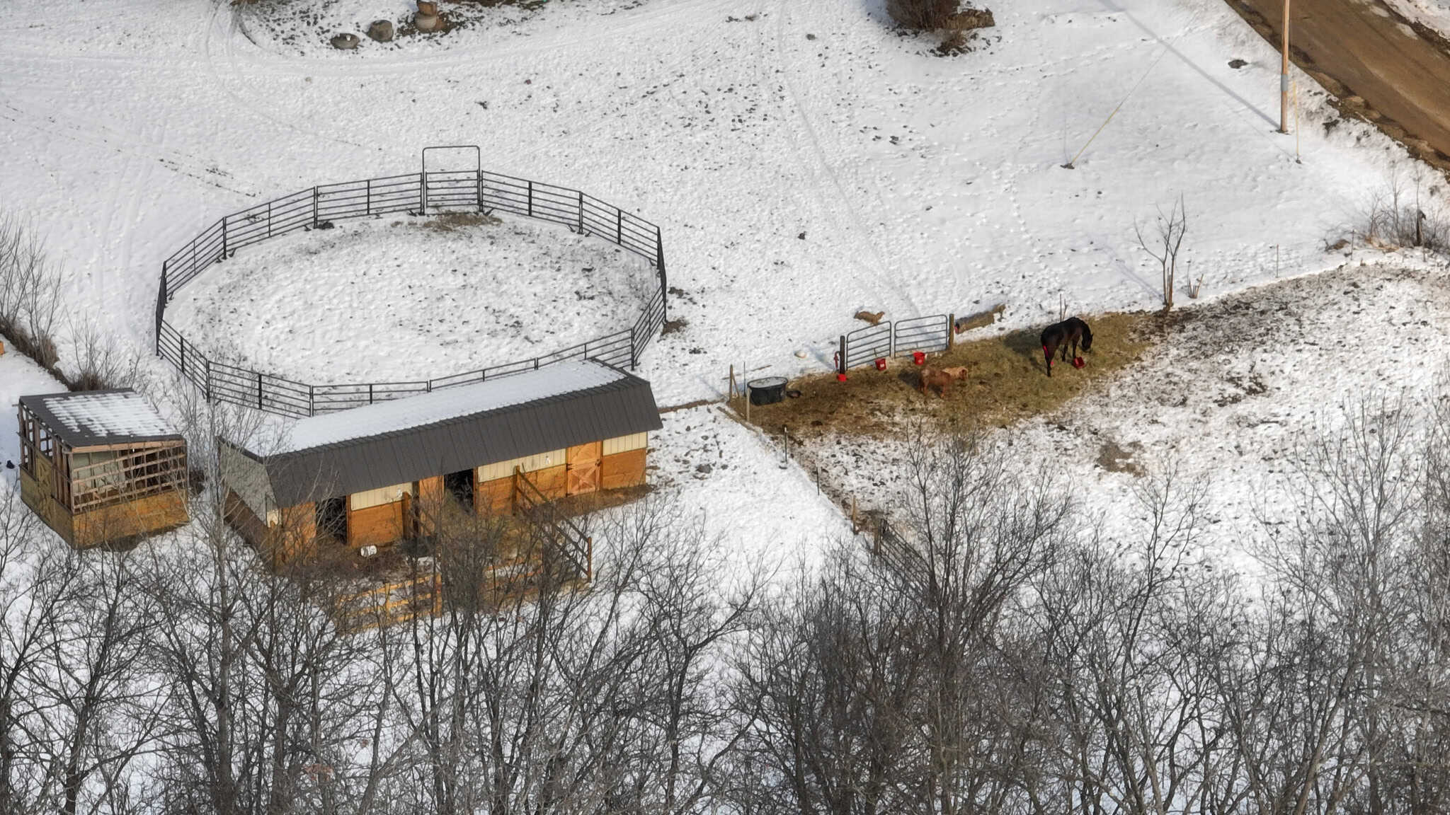 Dead-End Road 14-Acre Valley Estate with Dual Living Quarters Near Muscoda, WI