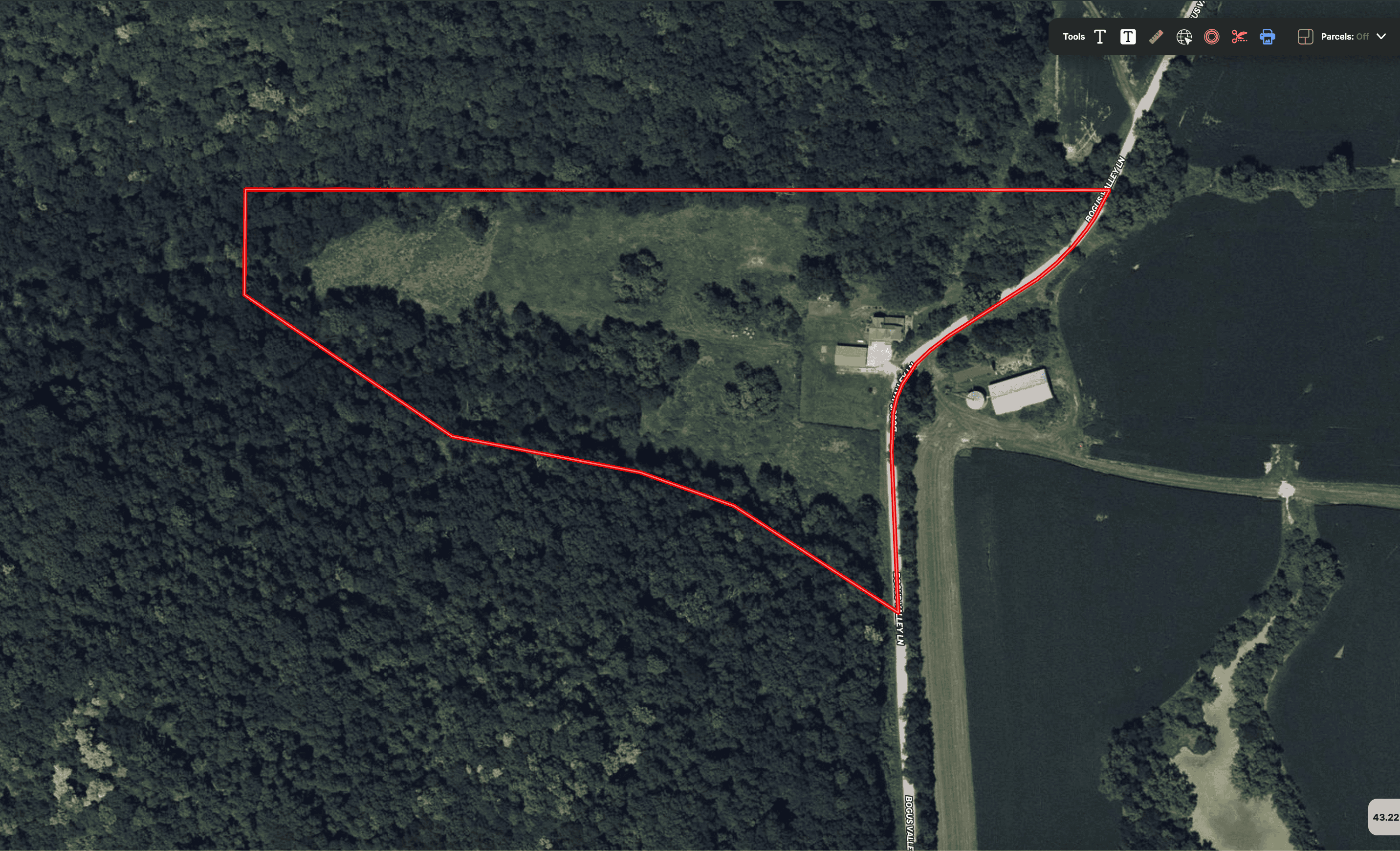 Dead-End Road 14-Acre Valley Estate with Dual Living Quarters Near Muscoda, WI