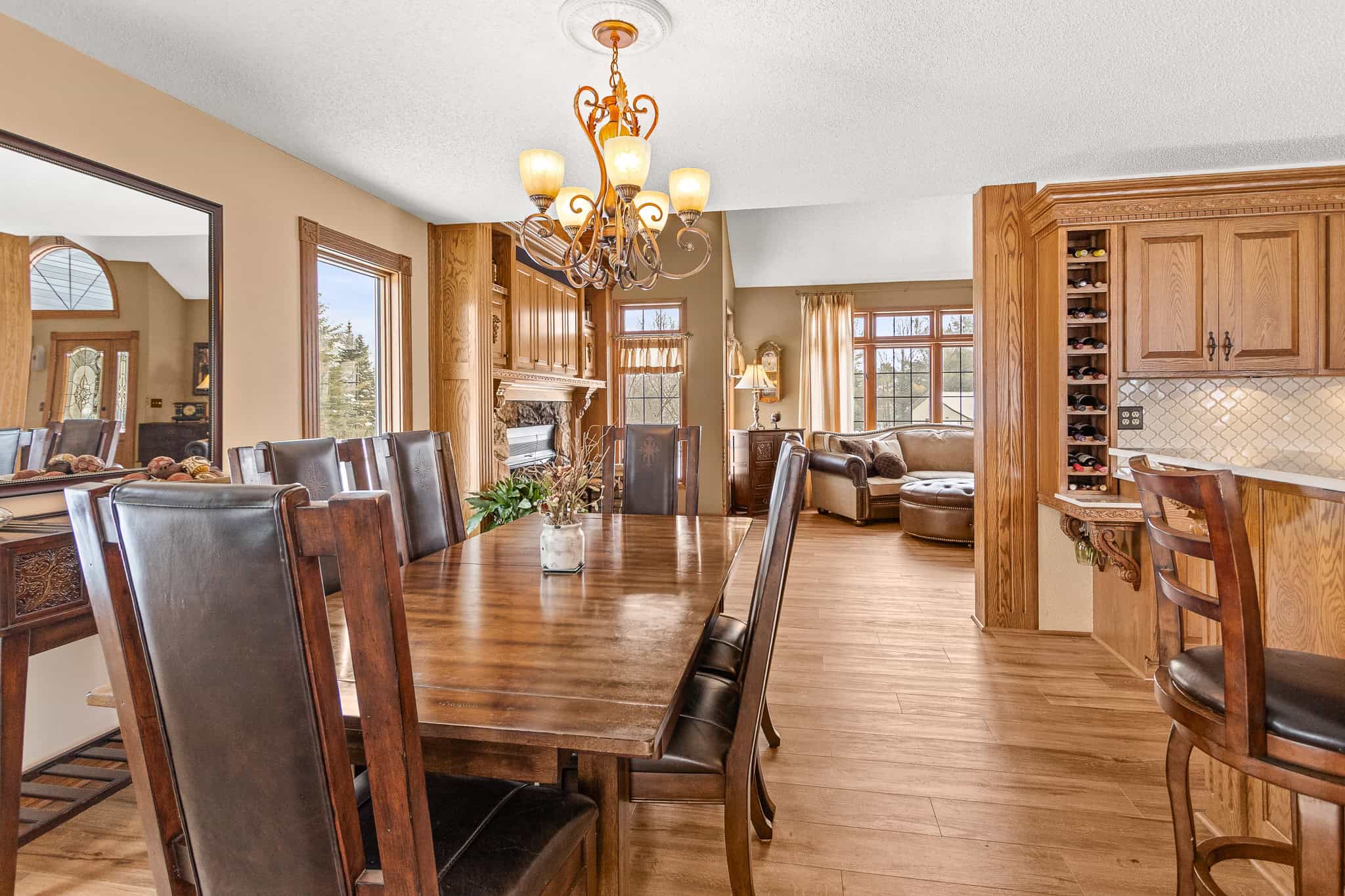 Custom Built Home with 124.16 ± Acres for Sale in Park Falls, WI