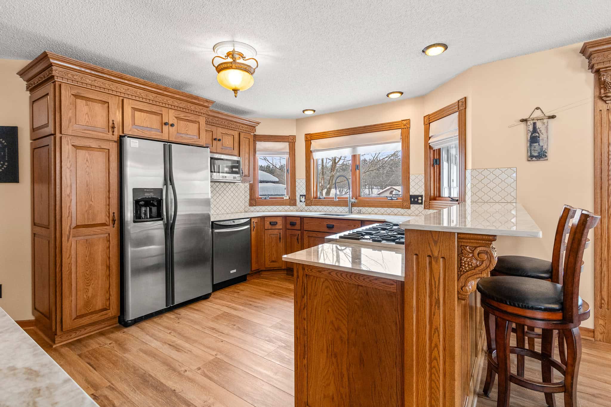 Custom Built Home with 124.16 ± Acres for Sale in Park Falls, WI