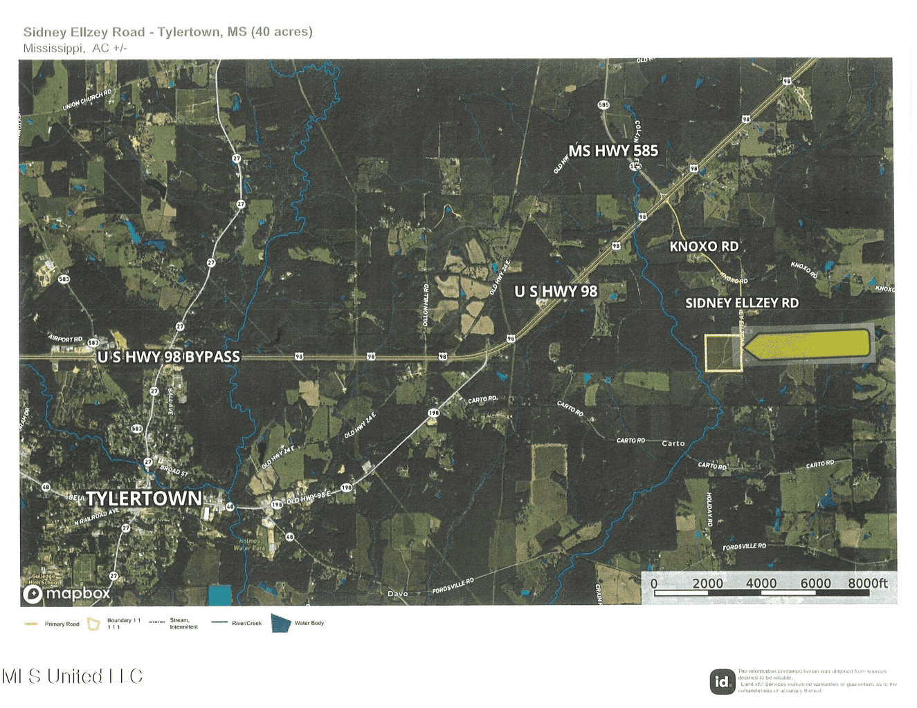 Hunting & Homesite Land Near Tylertown, MS