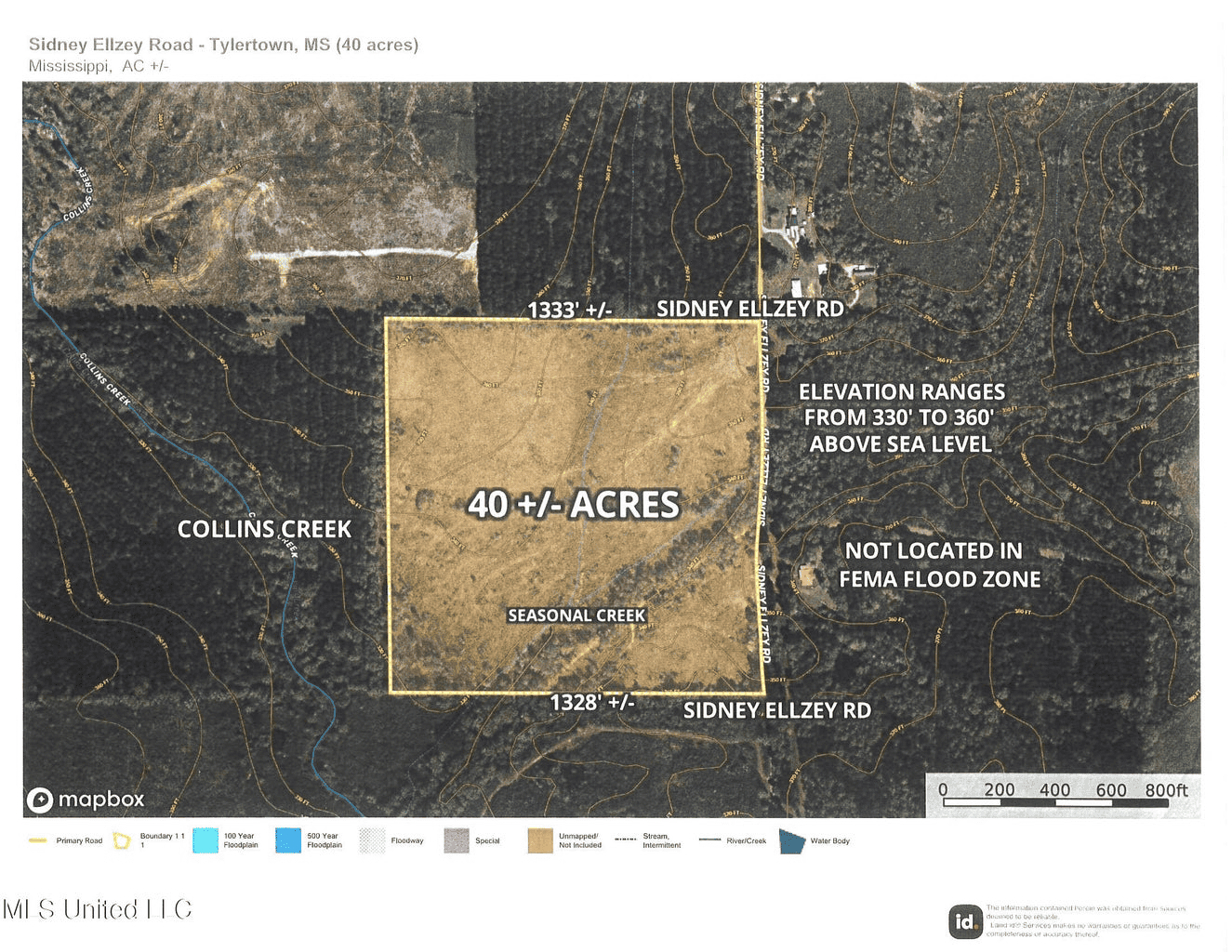 Hunting & Homesite Land Near Tylertown, MS
