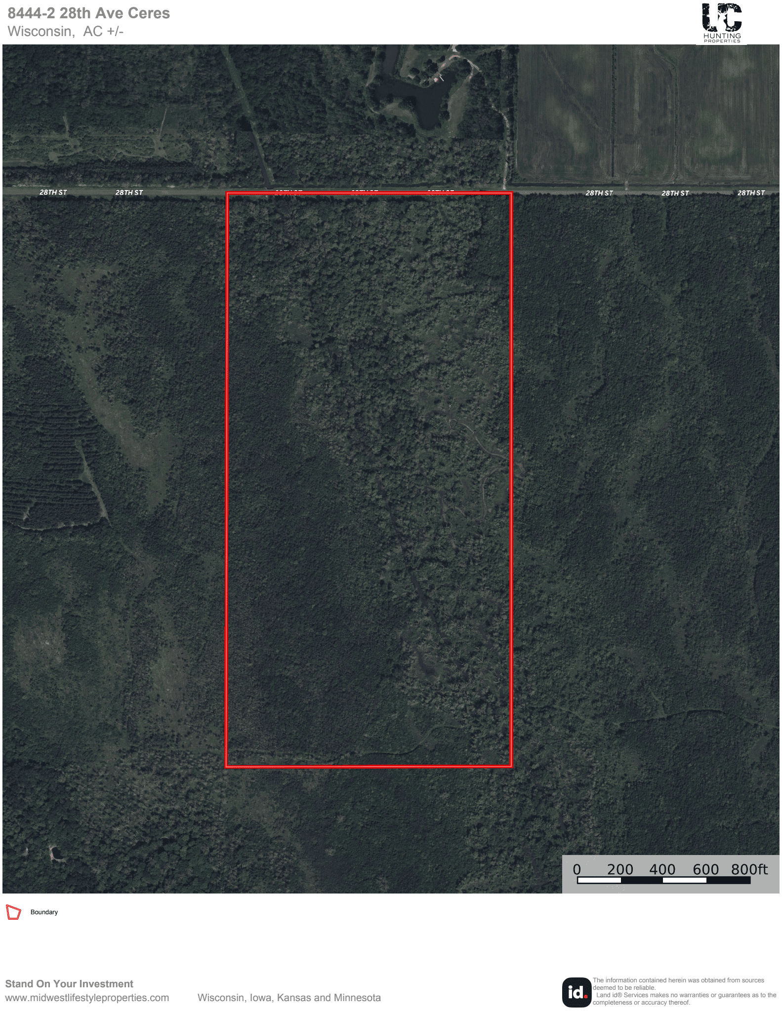 81.54± Acre Parcel in the Town of Clearfield, Juneau County