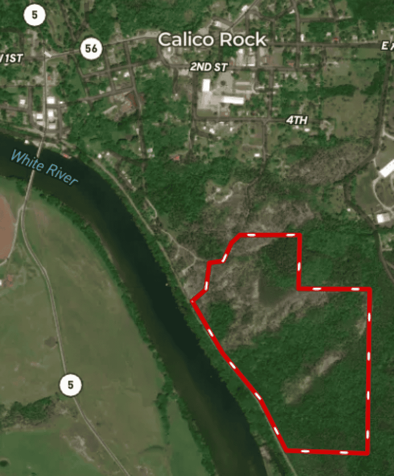RIVERFRONT ACREAGE FOR SALE IN NORTH CENTRAL ARKANSAS