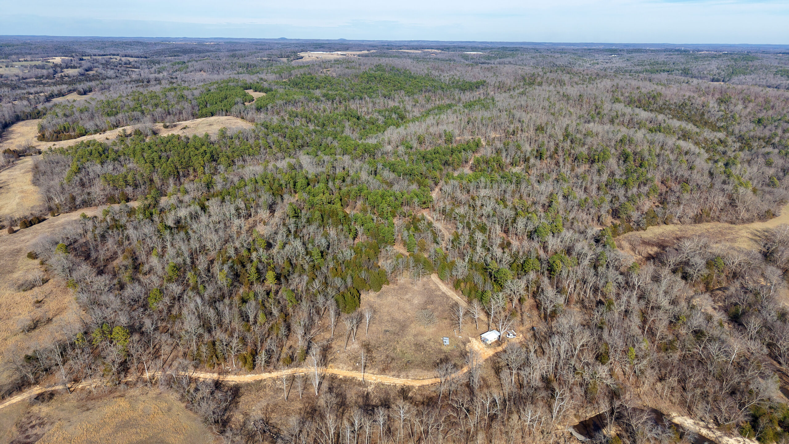 LAND WITH OFF-GRID CABIN FOR SALE IN NORTH CENTRAL ARKANSAS