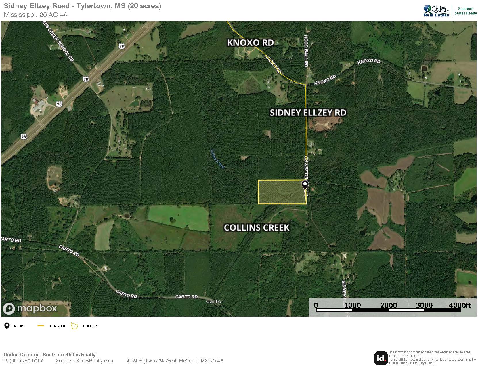 Hunting & Homesite Land Near Tylertown, MS