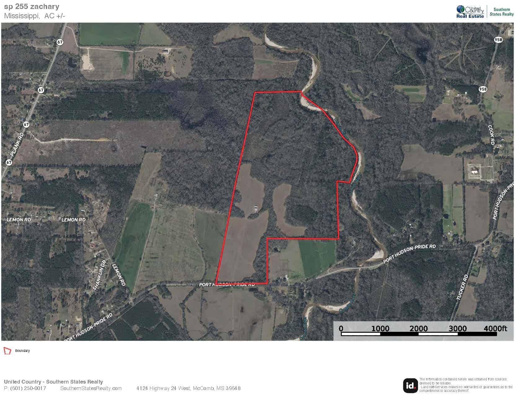 255 Acres East Baton Rouge Parish Near Zachary, LA