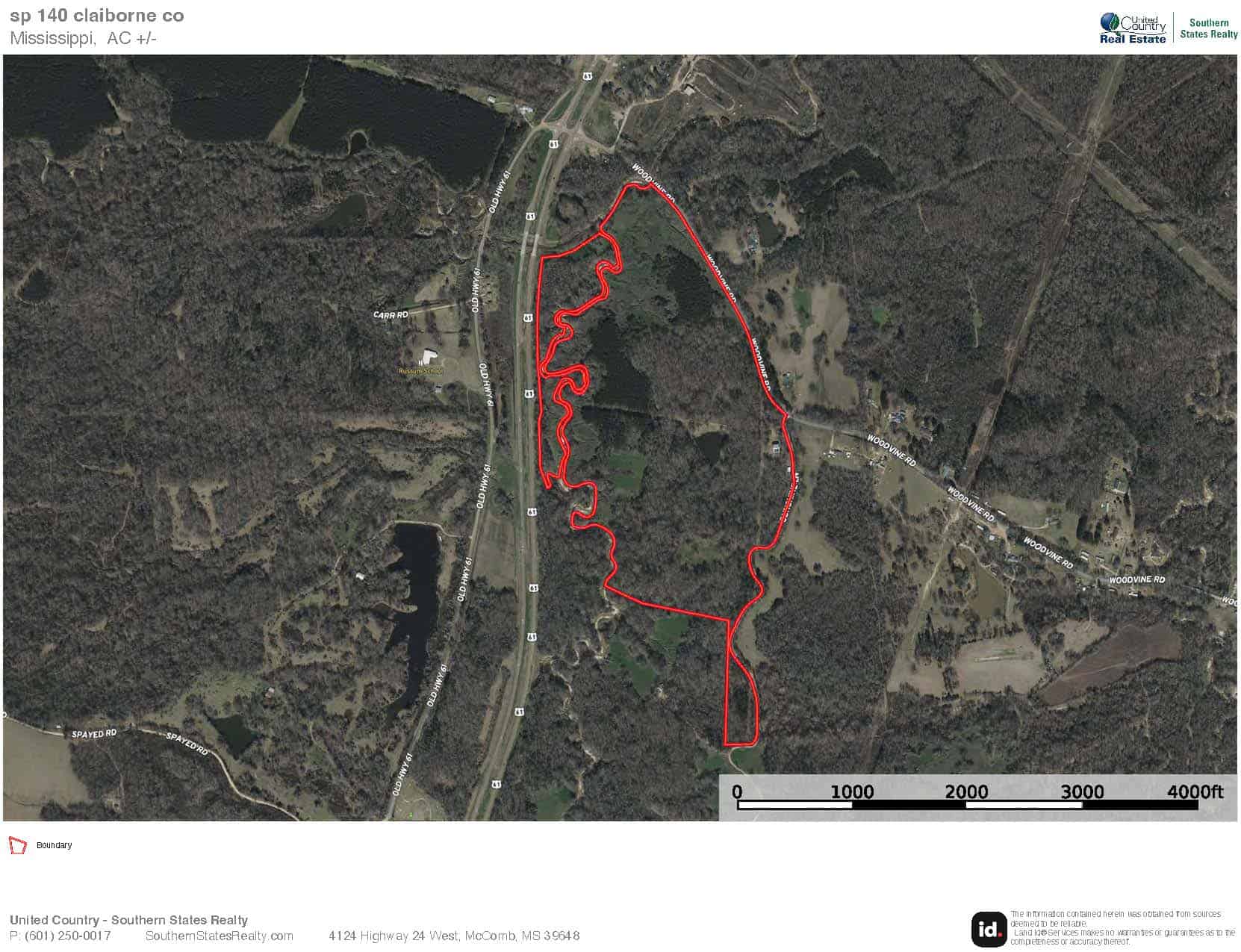 140 Acres with Farmhouse in Lorman, Mississippi