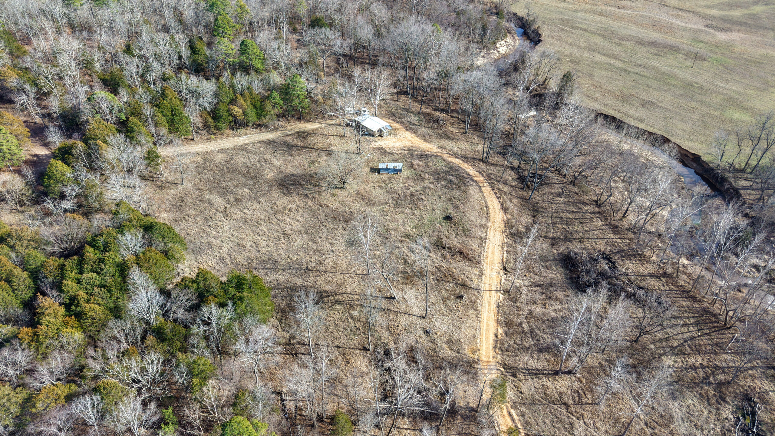 LAND WITH OFF-GRID CABIN FOR SALE IN NORTH CENTRAL ARKANSAS