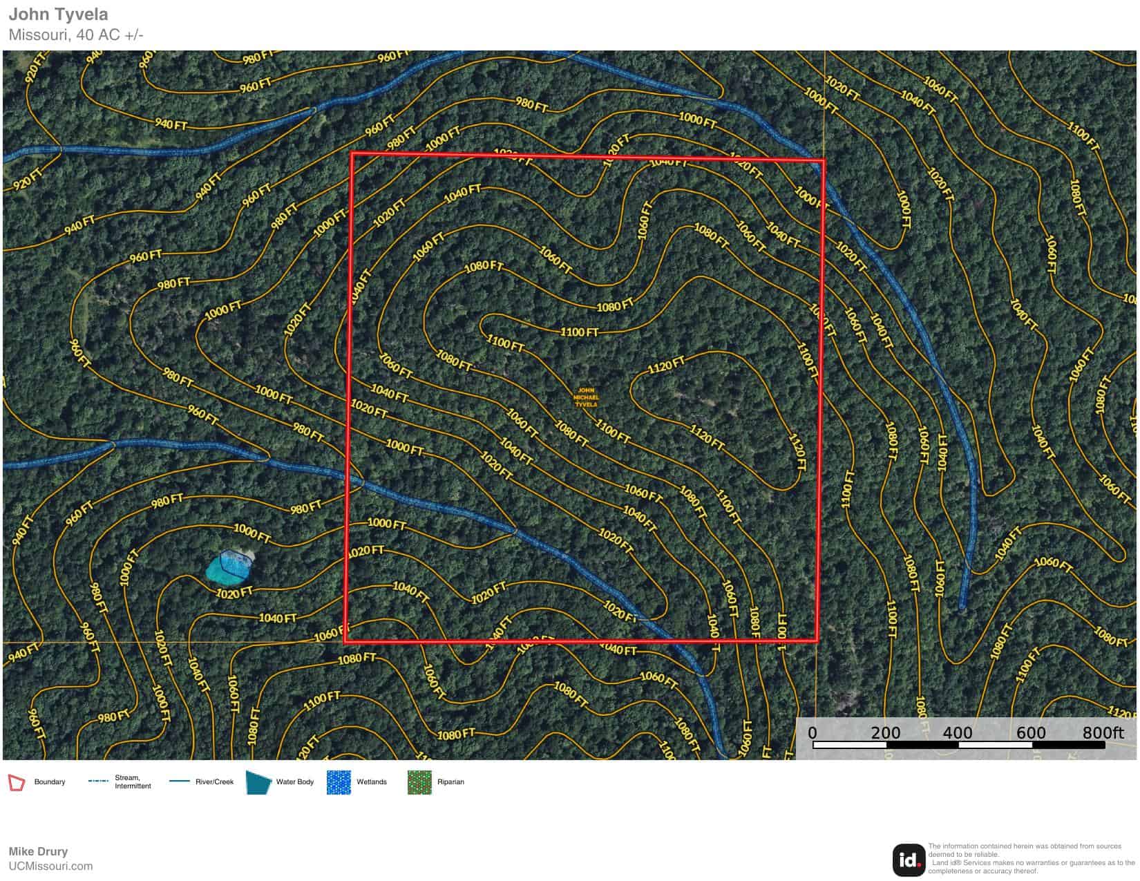 Shannon Cnty Mo Vacant Wooded Hunting Land For Sale near Eminence