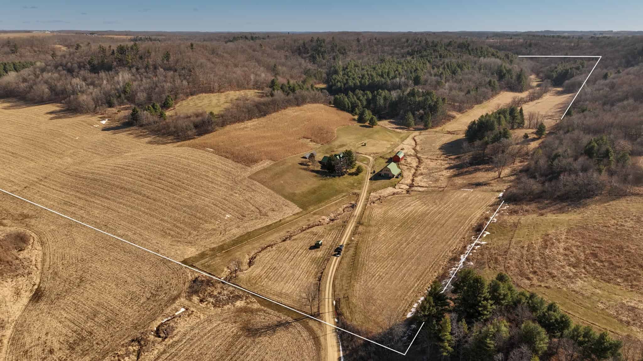 Legacy Farm & Country Estate in Hillsboro, WI | Trophy Hunting Land, Tillable & Farmhouse on 169+/- Acre