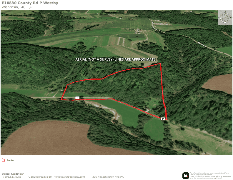 16.51 Acres, Mostly Wooded, Spring, Excellent Hunting SW Wisconsin