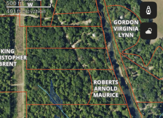 6.57 Acres with Water Frontage on the Bogue Chitto River Pike County, Mississippi