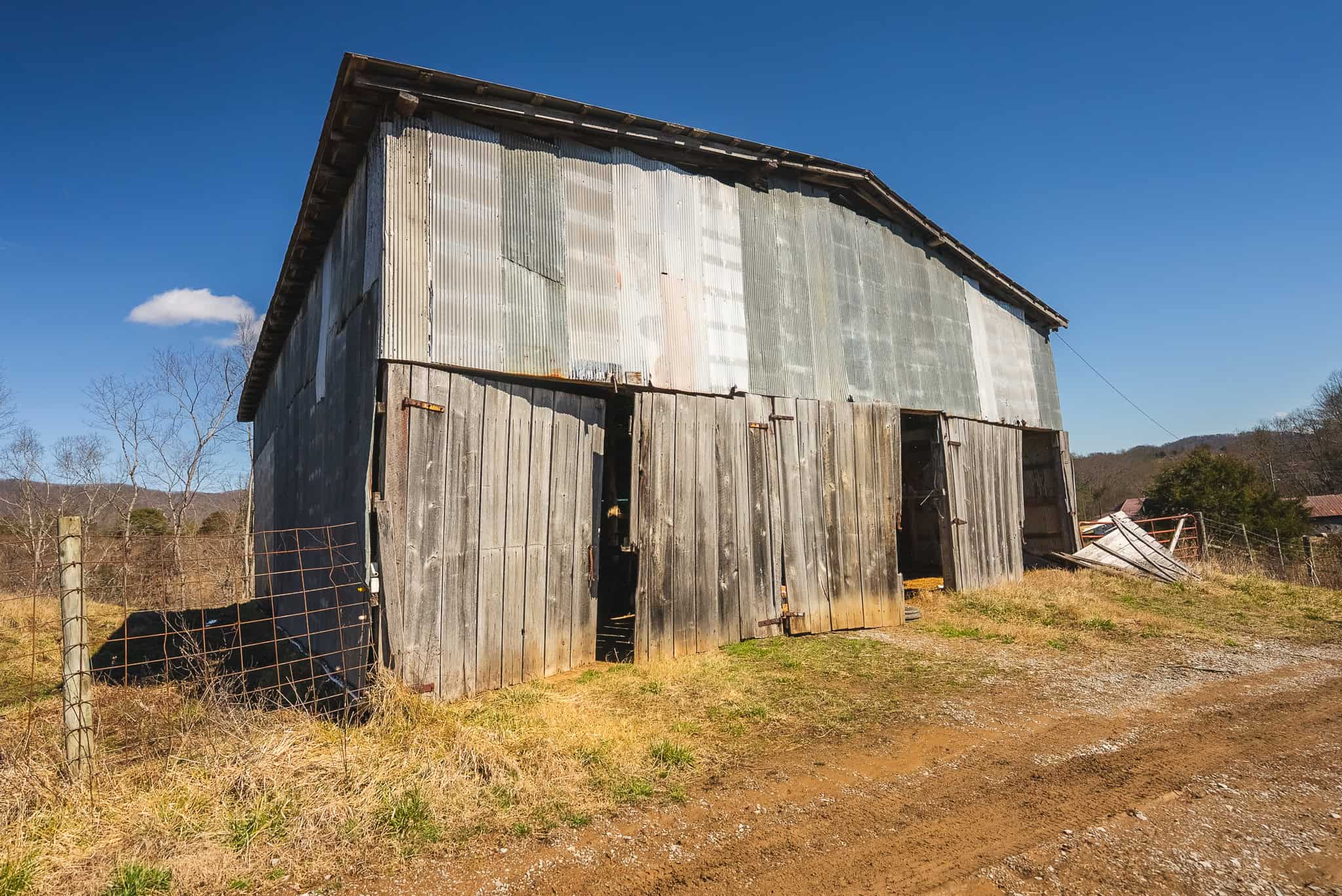 102.62 Unrestricted Acres with Farmhouse, Barn, Pond, Pasture, Timber, and East Tennessee Mountain Views in Hancock County