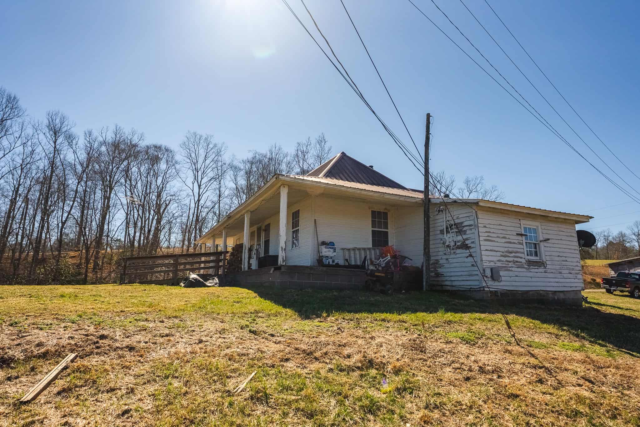102.62 Unrestricted Acres with Farmhouse, Barn, Pond, Pasture, Timber, and East Tennessee Mountain Views in Hancock County