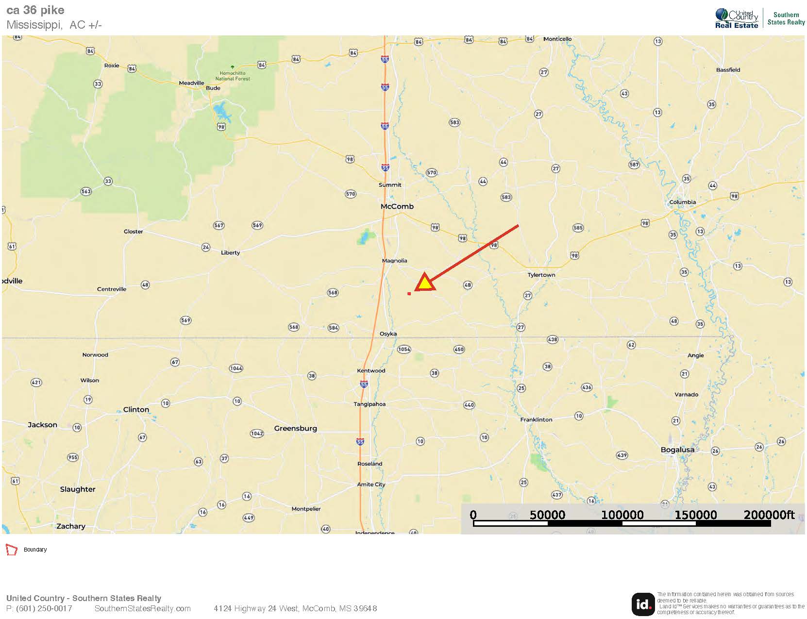 36 Acres in Pike County, Mississippi – Scenic Rural Retreat
