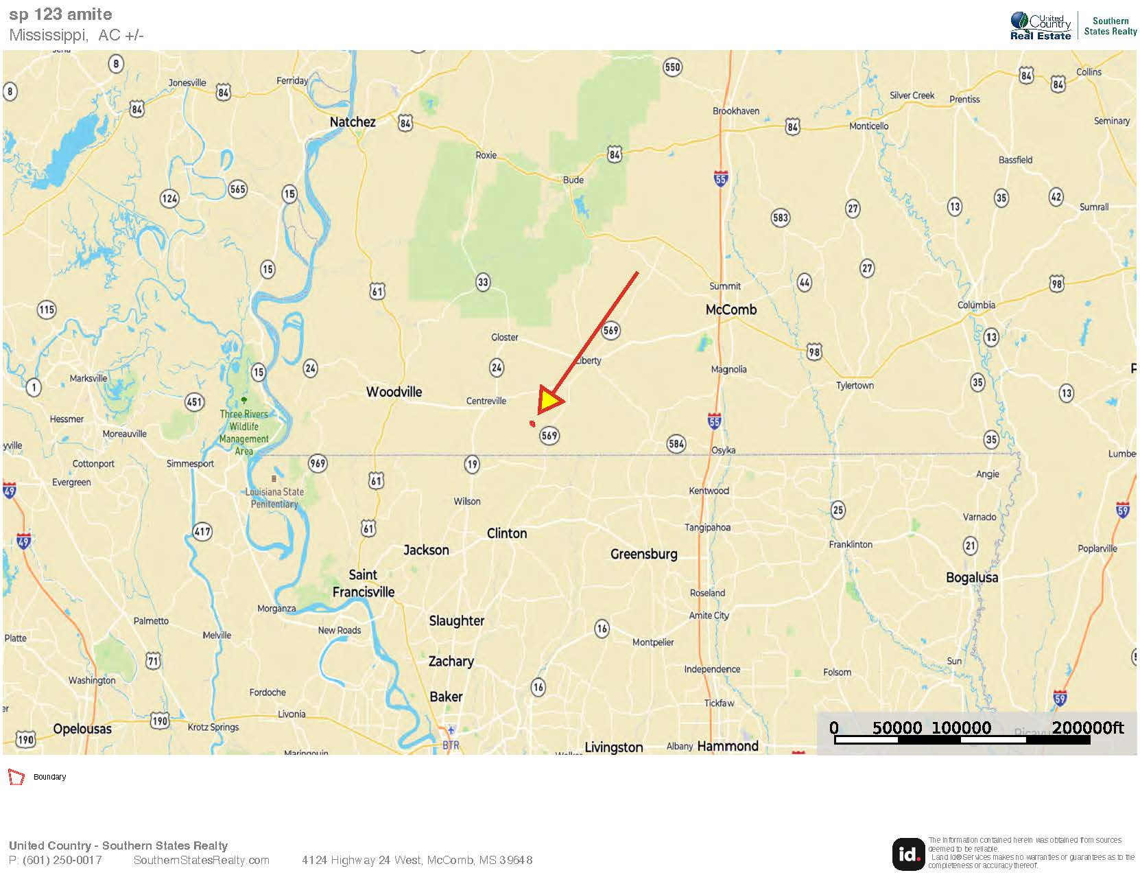 123± Acres Centreville MS on Chance Rd Amite County