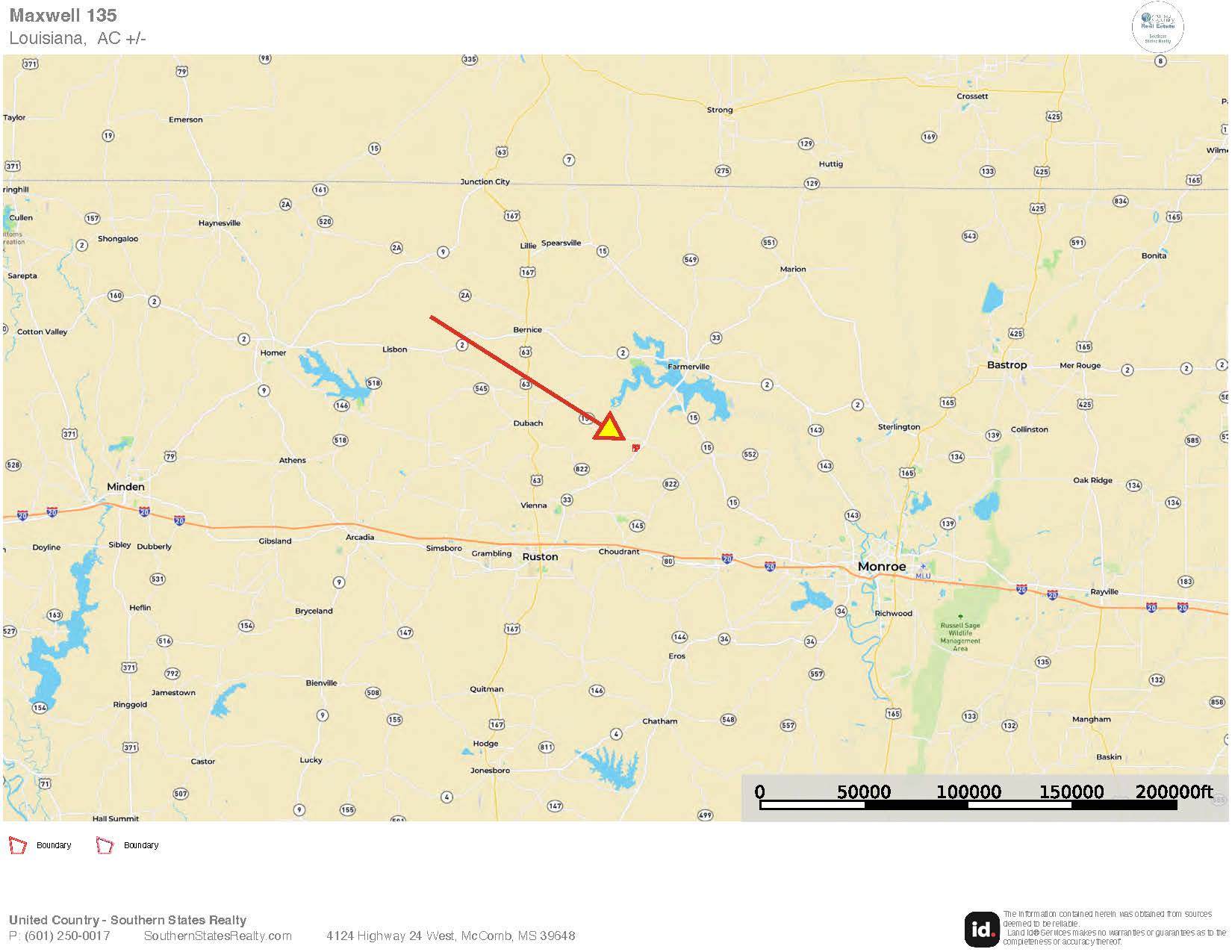 Northeast Lincoln Parish Timberland for Sale