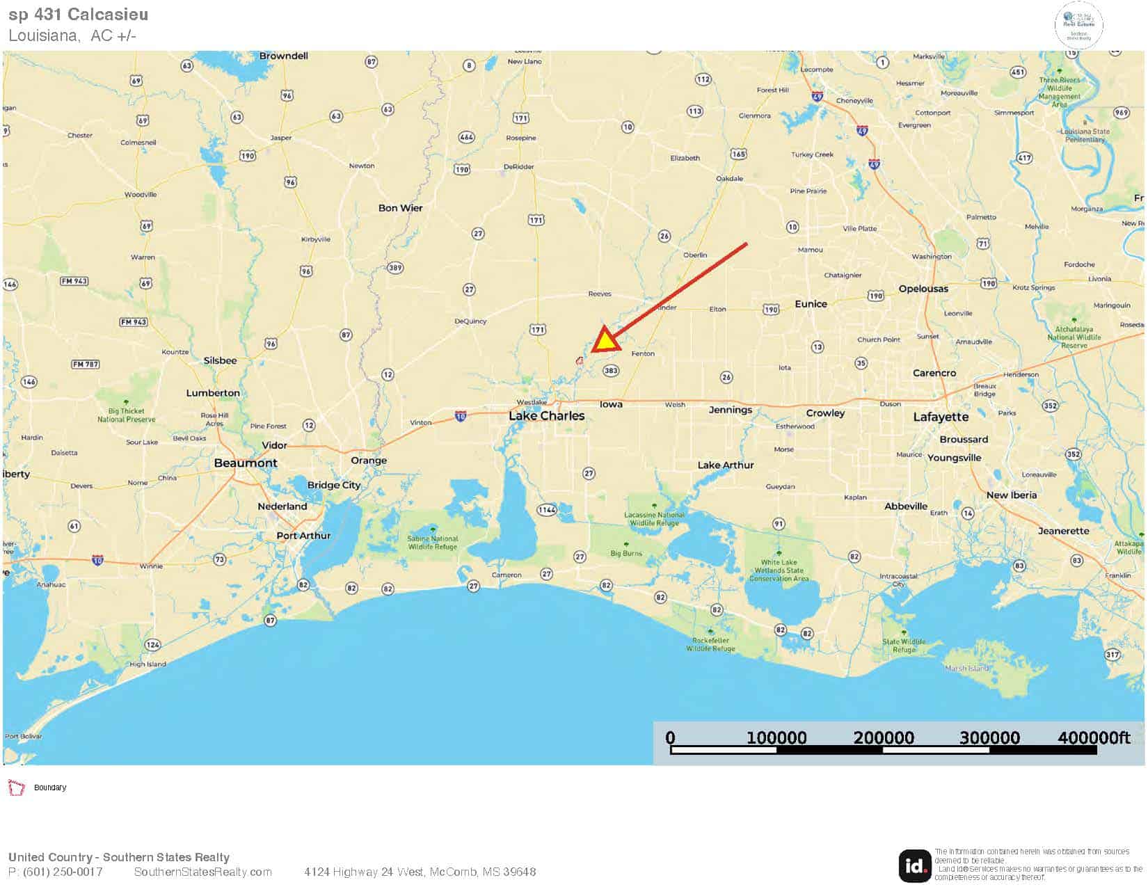 431± Acres with Calcasieu River Frontage in Calcasieu Parish