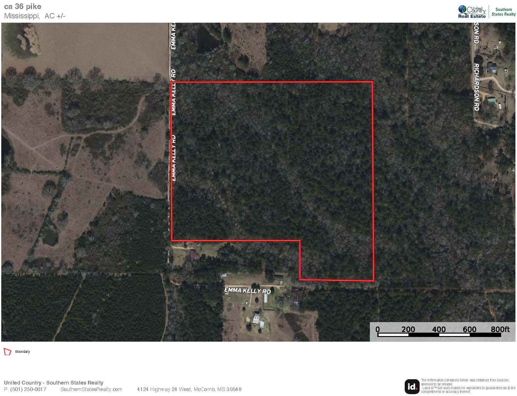 36 Acres in Pike County, Mississippi – Scenic Rural Retreat