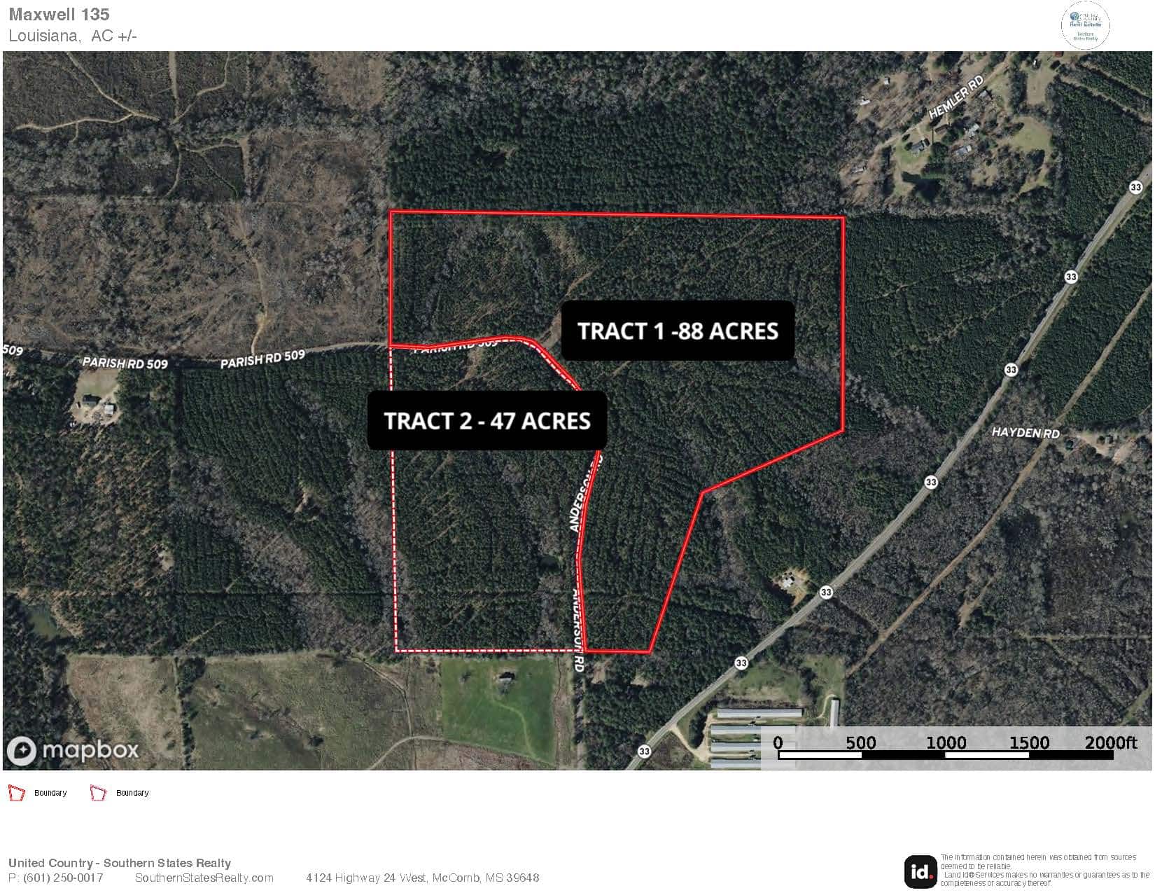 Northeast Lincoln Parish Timberland for Sale