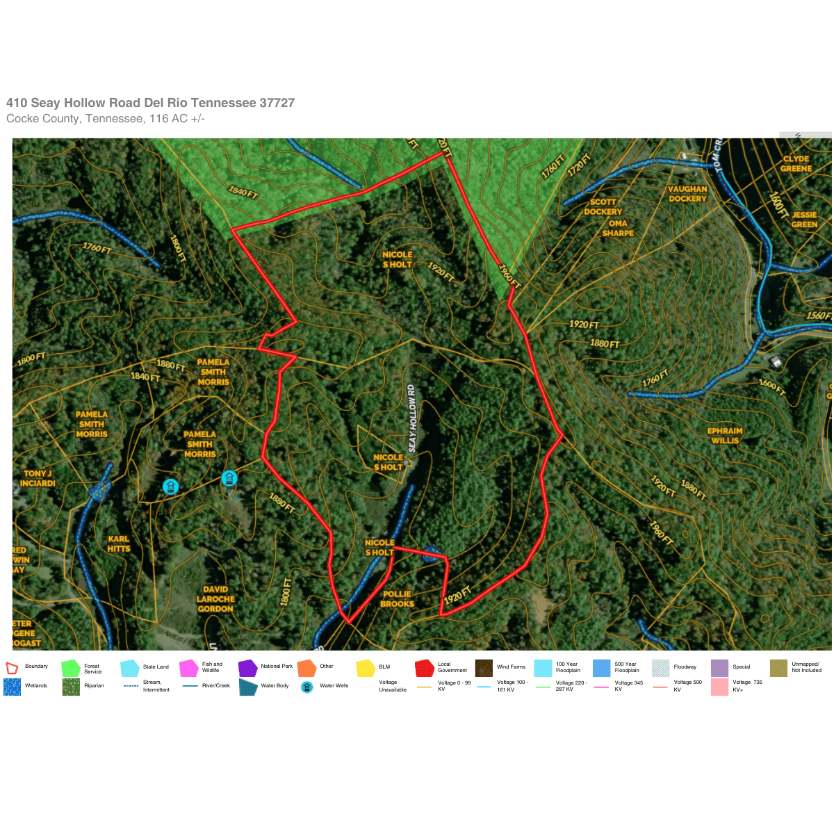 Where the Pavement Ends, and Your Legacy Begins: 116 Unrestricted Acres Bordering the Cherokee National Forest