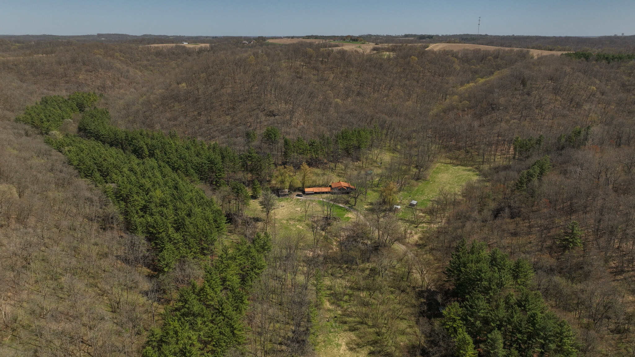 125 Acre Driftless Bluff Sanctuary | Private Valley, Spring-Fed Pond & Trophy Whitetail Haven Near Boaz