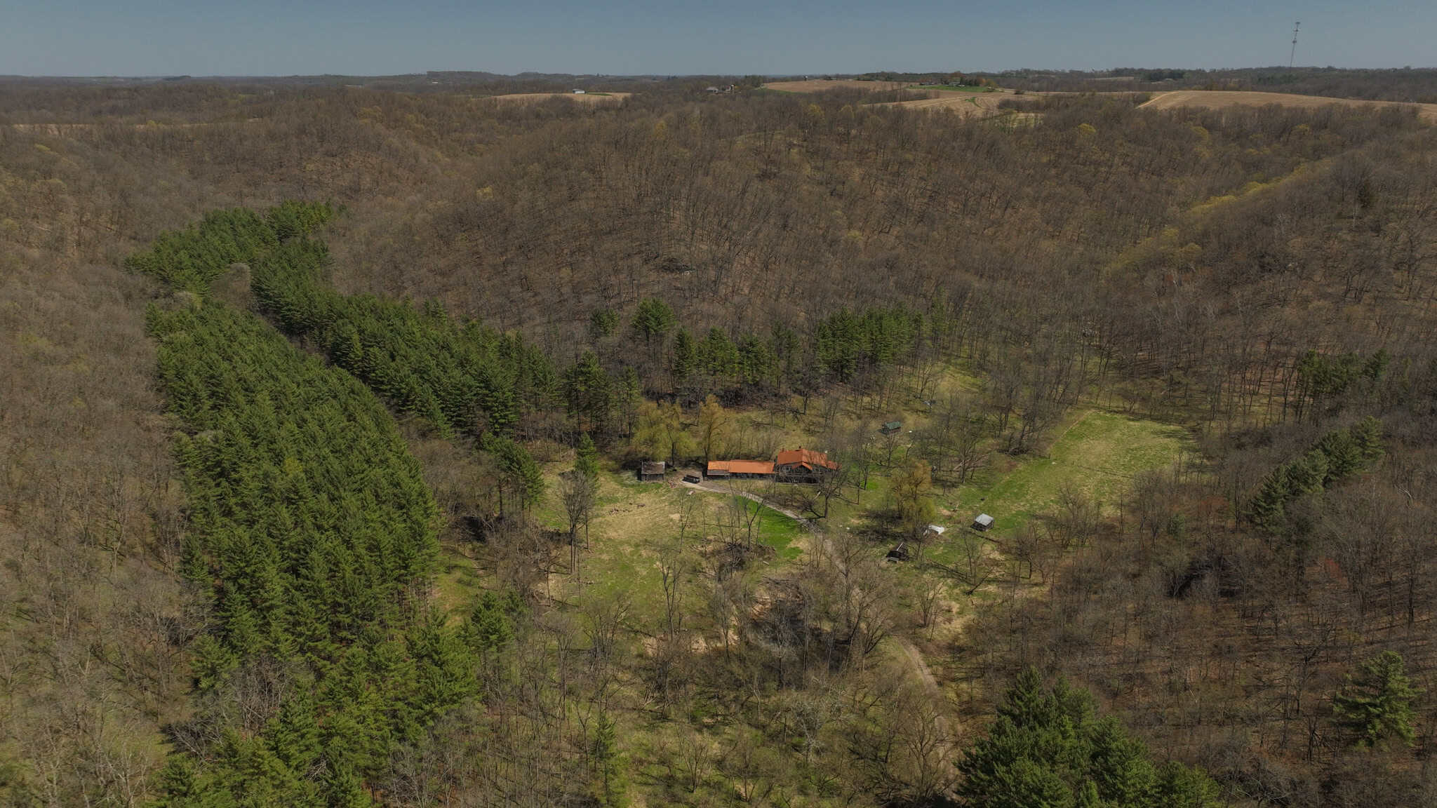 125 Acre Driftless Bluff Sanctuary | Private Valley, Spring-Fed Pond & Trophy Whitetail Haven Near Boaz
