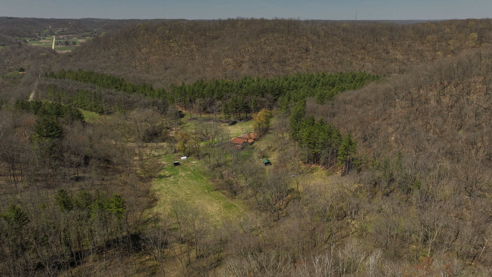 125 Acre Driftless Bluff Sanctuary | Private Valley, Spring-Fed Pond & Trophy Whitetail Haven Near Boaz